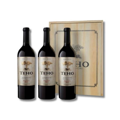 TEHO GRAND CRU ( CAJA MIXTA / CAJA MADERA 3 BOTELLAS )