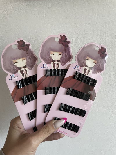 Clips/ invisibles (negro) 