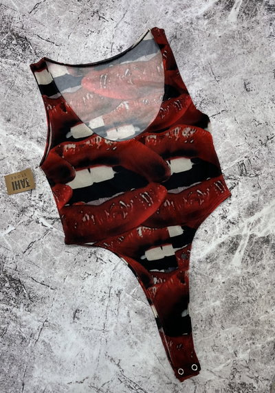 Body tul estampado