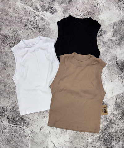 Musculosa ribb algodon