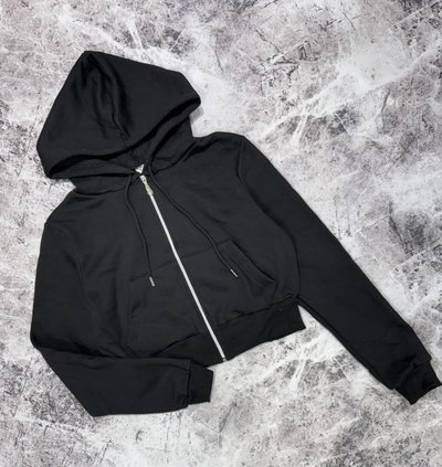Campera corta algodon frisado