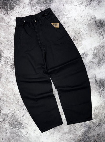 Jean baggy BLACK c/regulador