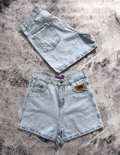 Short BARI rígido tiro alto