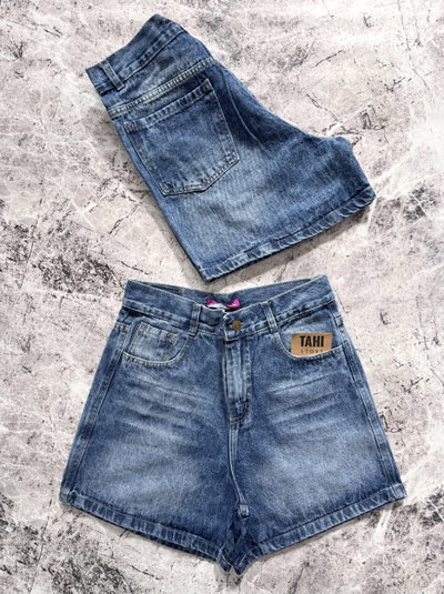 Short HOLANDA rígido tiro alto