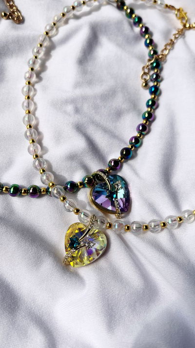 Collar Corazón del espacio