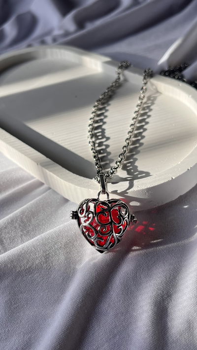 Collar Relicario Corazón 