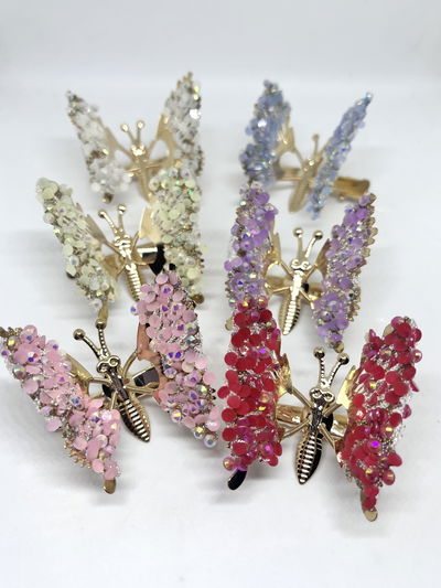 Hebilla Mariposa Glitter