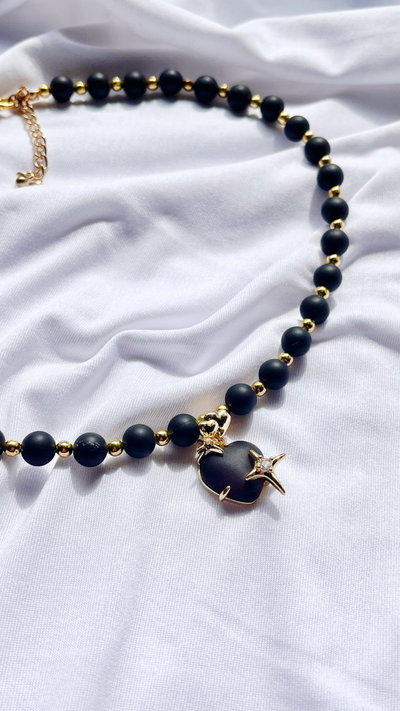 Collar Black Heart