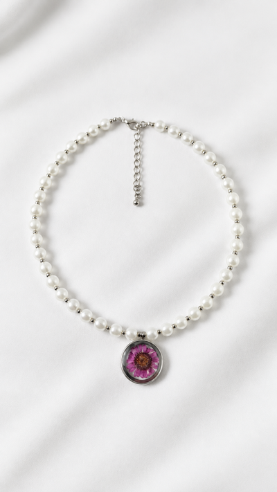 Collar Flower Violeta