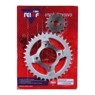 KIT CORONA/PIÑON 36/15-428 GILERA SMASH/ZANELLA ZB/CORVEN ENERGY/MOTOMEL BIT