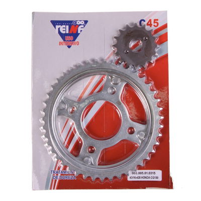 KIT C45 CORONA/PIÑON 43/14-428 HONDA CG 125 TODAY 