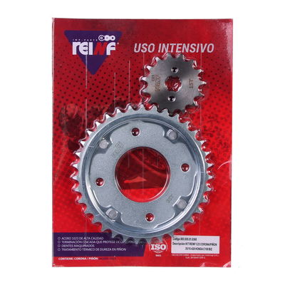 KIT CORONA/PIÑON 35/15-428 HONDA C100 BIZ