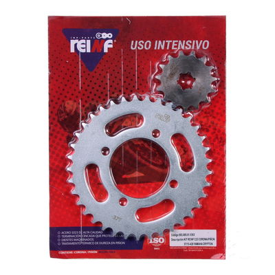 KIT CORONA/PIÑON 37/15-428 YAMAHA CRYPTON