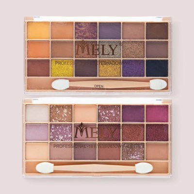 MELY, Sombras  de 18 colors