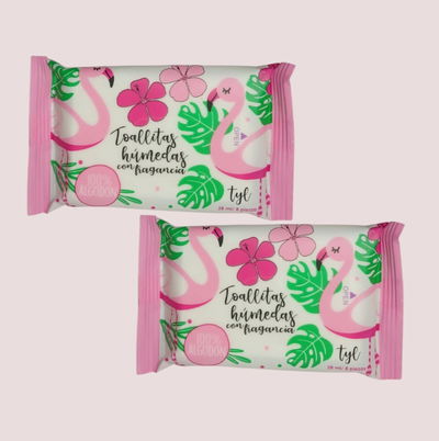 Toallitas humedas perfumadas