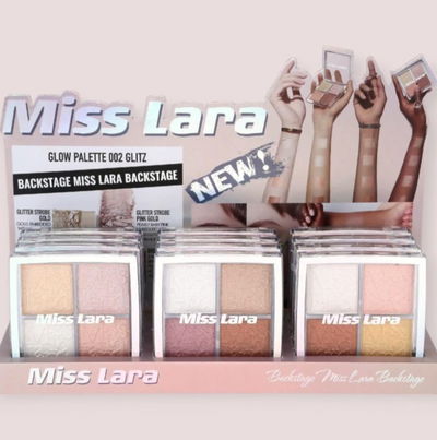 Sombras x4 brillosos Miss Lara