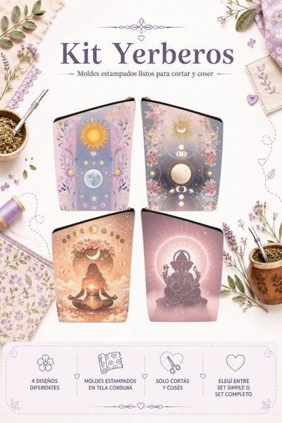 Moldes Estampados - Kit yerba MOD 259