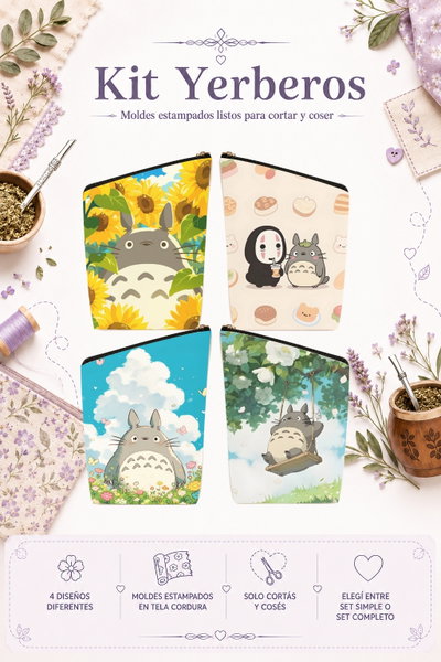 Moldes Estampados - Kit yerba MOD 244