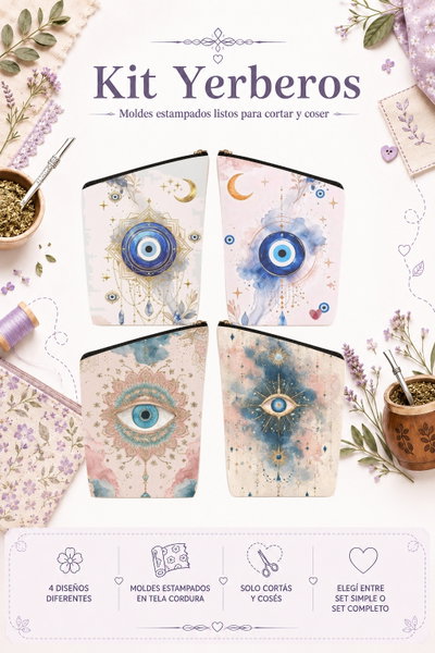 Moldes Estampados - Kit yerba MOD 263