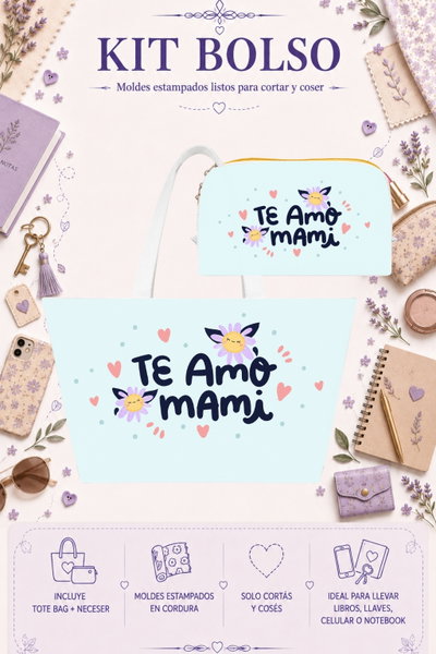 Moldes Estampados - Kit Bolso mod 731