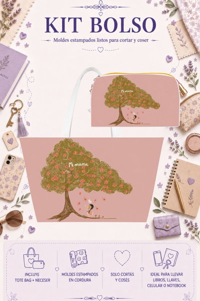 Moldes Estampados - Kit Bolso mod 732