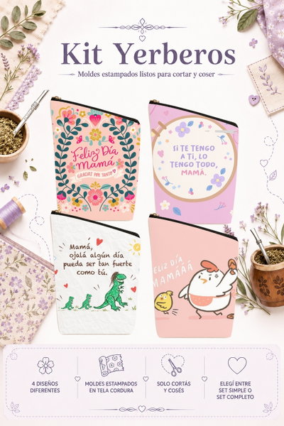 Moldes Estampados - Kit yerba MOD 778