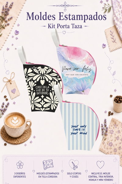 Moldes Estampados - Kit Porta Taza mod 706