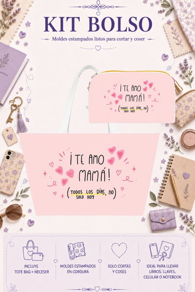 Moldes Estampados - Kit Bolso mod 737