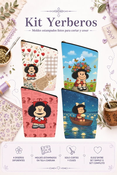Moldes Estampados - Kit yerba MOD 765