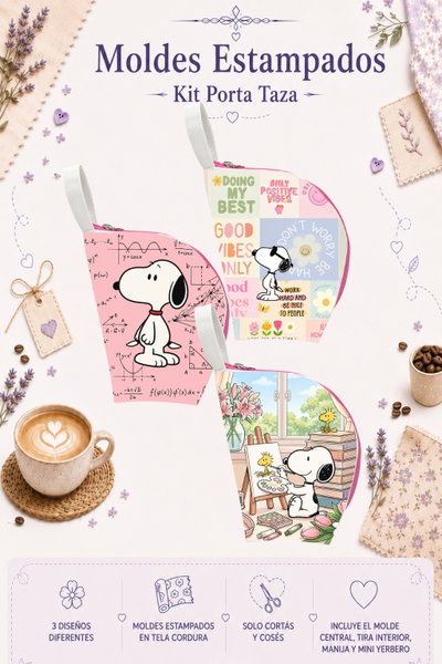 Moldes Estampados - Kit Porta Taza mod 722