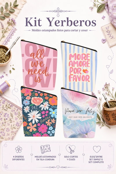 Moldes Estampados - Kit yerba MOD 776