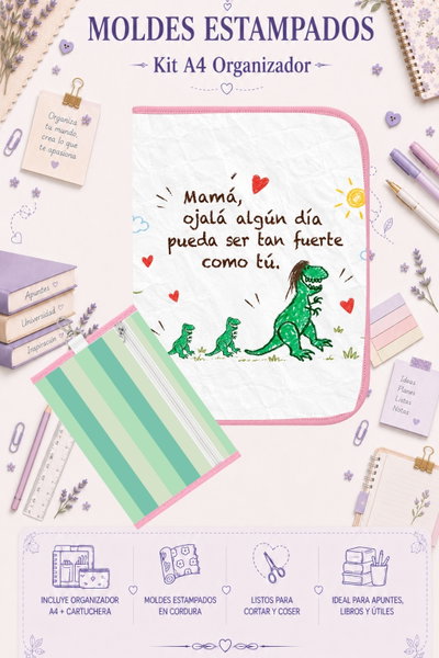 Moldes Estampados - Kit Organizador A4 742