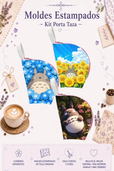 Moldes Estampados - Kit Porta Taza mod 714