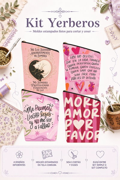Moldes Estampados - Kit yerba MOD 769