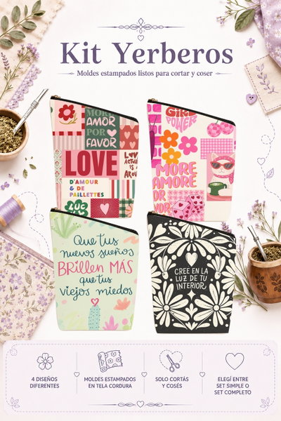 Moldes Estampados - Kit yerba MOD 762