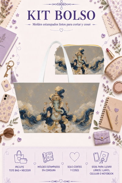 Moldes Estampados - Kit Bolso mod 552