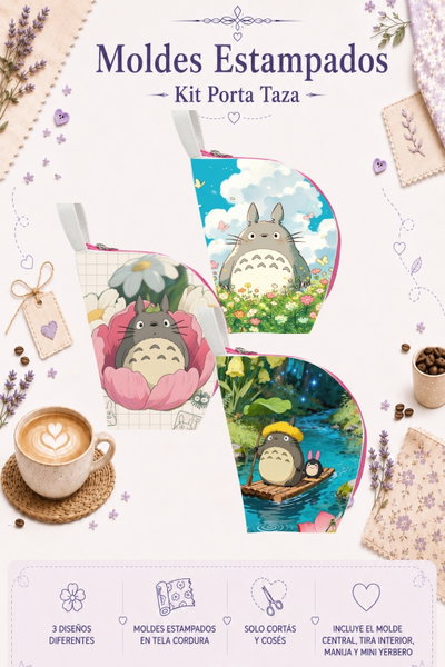 Moldes Estampados - Kit Porta Taza mod 305
