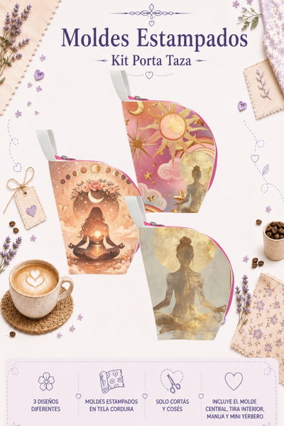 Moldes Estampados - Kit Porta Taza mod 312
