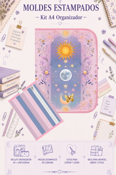 Moldes Estampados - Kit Organizador A4 688