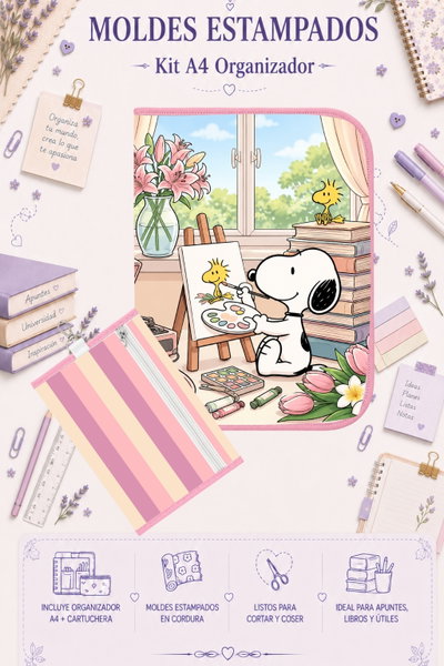 Moldes Estampados - Kit Organizador A4 685