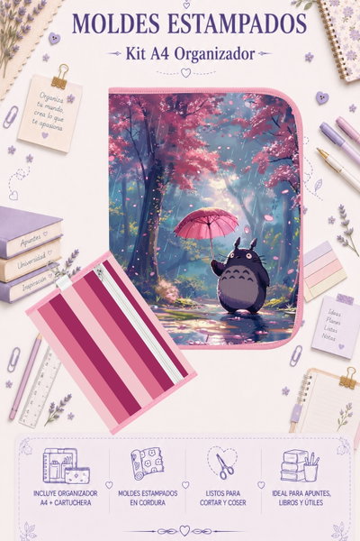 Moldes Estampados - Kit Organizador A4 689