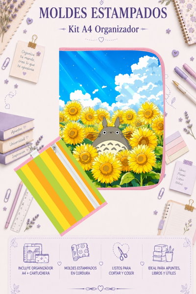 Moldes Estampados - Kit Organizador A4 691