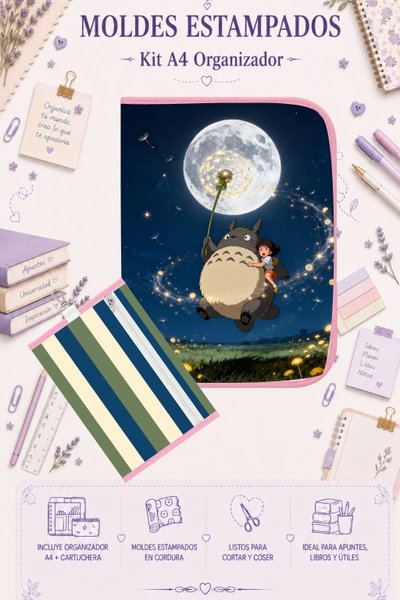 Moldes Estampados - Kit Organizador A4 694