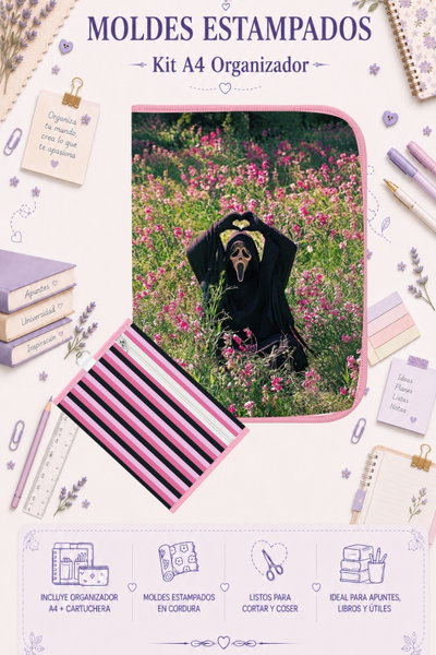 Moldes Estampados - Kit Organizador A4 396