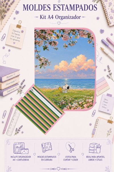 Moldes Estampados - Kit Organizador A4 390