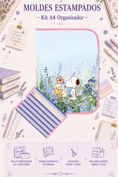 Moldes Estampados - Kit Organizador A4 383