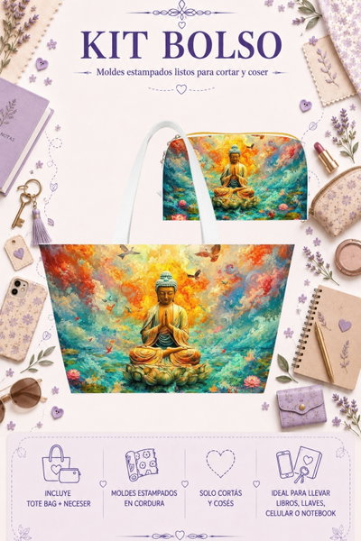 Moldes Estampados - Kit Bolso mod 352