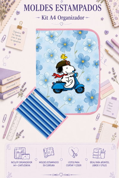 Moldes Estampados - Kit Organizador A4 393
