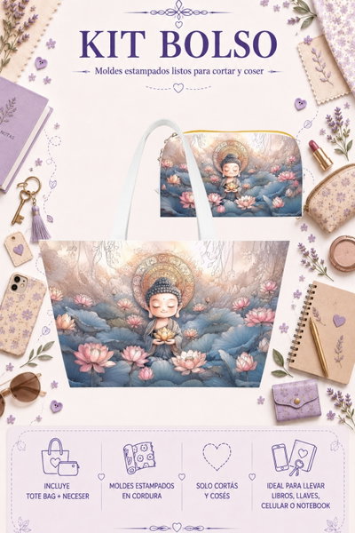 Moldes Estampados - Kit Bolso mod 344