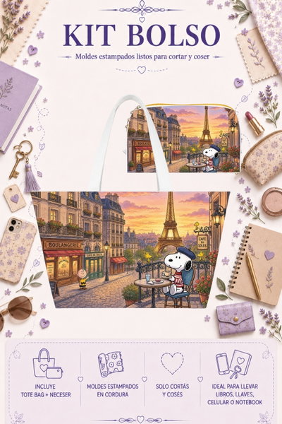 Moldes Estampados - Kit Bolso mod 357